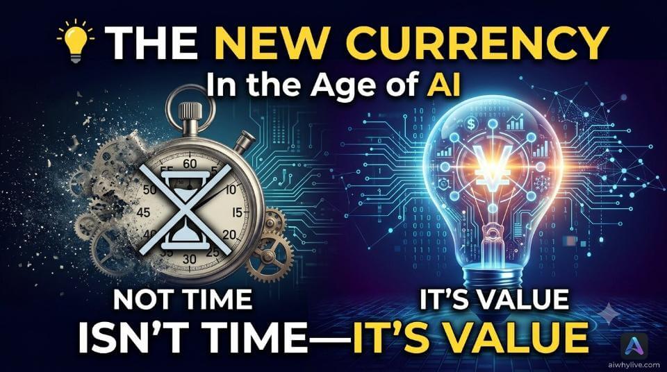 💡 The New Currency in the Age of AI Isn’t Time—It’s Value
