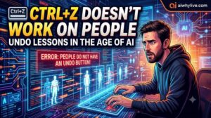 ⌨️ Ctrl+Z Doesn’t Work on People: The Undo Lessons in the Age of AI
