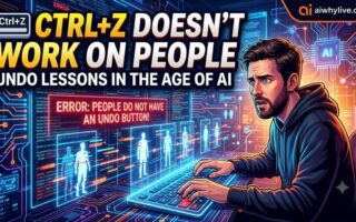 ⌨️ Ctrl+Z Doesn’t Work on People: The Undo Lessons in the Age of AI