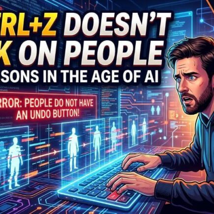 ⌨️ Ctrl+Z Doesn’t Work on People: The Undo Lessons in the Age of AI
