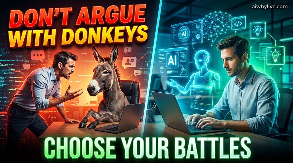 Don’t Argue With Donkeys in the Age of AI