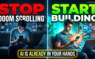 Stop Doom Scrolling. Start Building. AI Is Already in Your Hands.