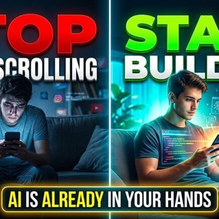 Stop Doom Scrolling. Start Building. AI Is Already in Your Hands.
