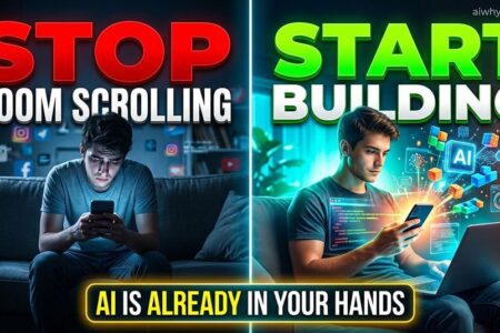 Stop Doom Scrolling. Start Building. AI Is Already in Your Hands.
