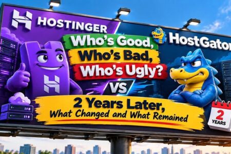 Who’s Good, Who’s Bad, Who’s Ugly – Hostinger or Hostgator? 2 Years Later, What Changed and What Remained