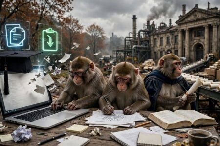 From Copy/Paste University to Monkey See, Monkey Do PhD