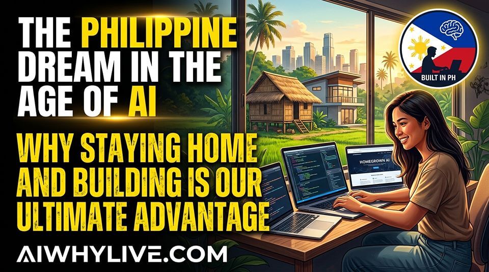 The Philippine Dream in the Age of AI: Why Staying Home and Building Is Our Ultimate Advantage
