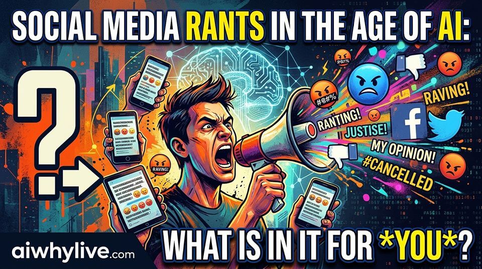 The Ranting and Raving on Social Media in the Age of AI: What Is In It For You?