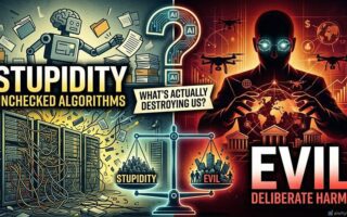 Stupidity Vs Evil in the Age of AI: What’s Actually Destroying Us?