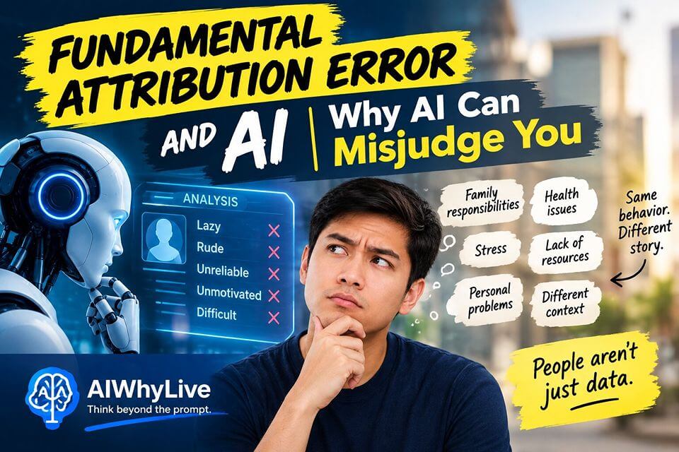 Artificial intelligence judging a person while missing the life circumstances behind their behavior