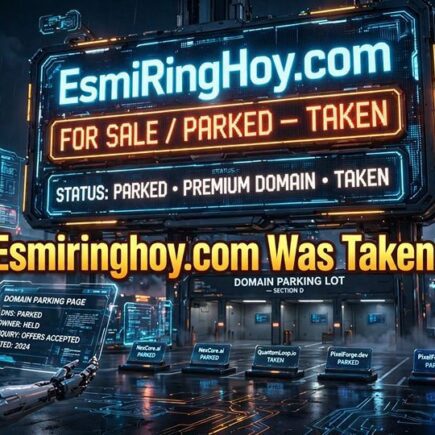 Esmiringhoy.com registered while AI generates alternative domain names in a domain parking concept