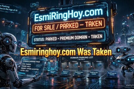 Esmiringhoy.com registered while AI generates alternative domain names in a domain parking concept