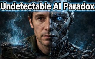 Undetectable AI and AI humanizer paradox showing AI text disguised as human writing